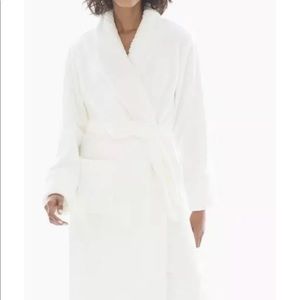NWT Soma Long Robe In Ivory - Bathrobe Sz L/XL